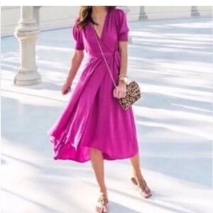 Anthropologie Purple Maxi Dress